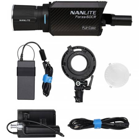 Nanlite Forza 60CR RGBLAC - lampa LED, CRI 96, TLCI 95, 1800K-20000K, 88W_Zawartość zestawu_4